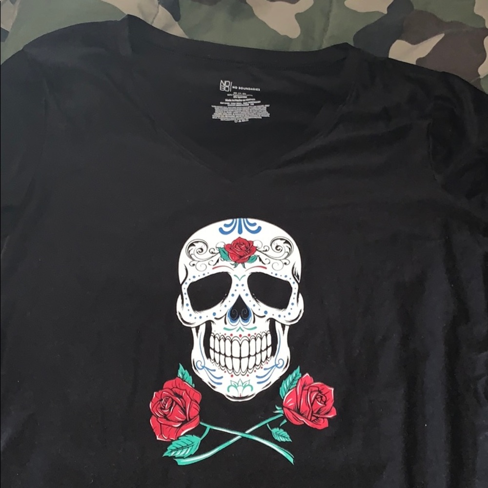 Sugar skull tee shirt